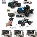 ماشین کنترلی آفرود بدنه فلزی دوربین دار مدل Rock CRAWLER کد 2093