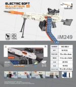 مسلسل اسباب بازی پوکه پران سایز بزرگ شارژی مدل M249 کد 568/1 - Image 3