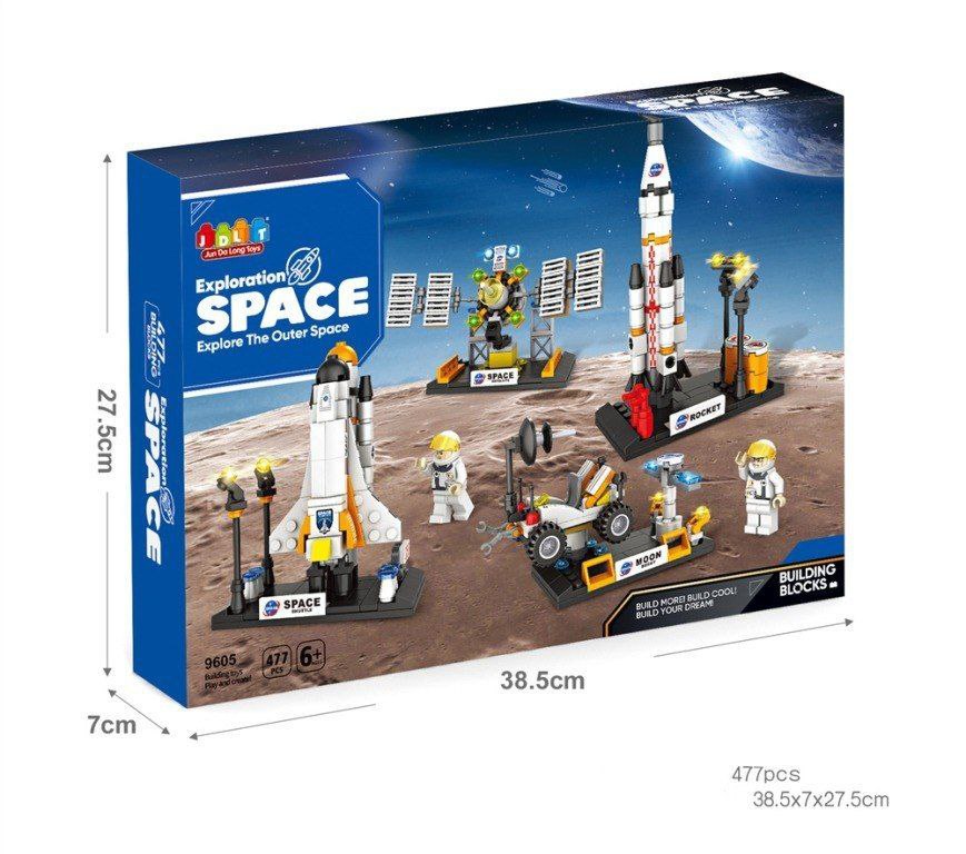 photo_2024-10-24_15-05-21.jpg لگو شاتل فضایی مدل SPACE برند JDLT کد 9605 - Image 1