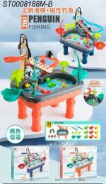 ست ماهیگیری موزیکال و پله پنگوئن مدل Fishing Penguin کد 7713 - Image 4