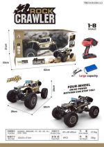 ماشین کنترلی آفرود بدنه فلزی مدل Rock CRAWLER کد 2028 - Image 20