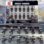 لگو پلیس ویژه 12 عددی مدل SWAT CORPS کد 33105
