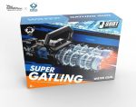 تفنگ آبپاش شارژی بزرگ دو لول حرفه ای مدل Water Gatling Gun کد JF005 - Image 7