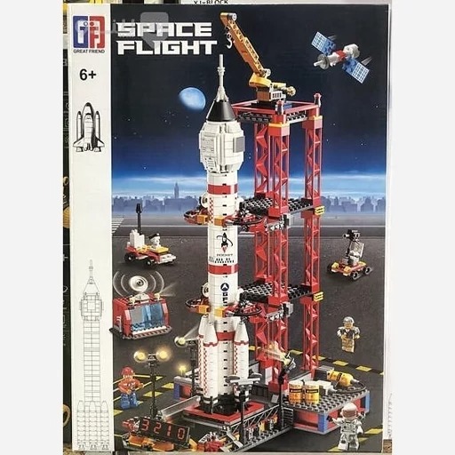 qMve06fDyMeoespOhUeVHAbZosinZnhG لگو راکت فضایی مدل SPACE FLIGHT کد 123609 - Image 1