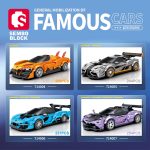 لگو ماشین مسابقه ای باکس 4 عددی برند FAMOUS کد 714004 - Image 3