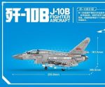 لگو جت جنگی مدل J-10 برند Sembo Block کد 202126 - Image 5
