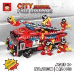 لگو ماشین آتش‌نشانی 10 مدل Fire Brigade برند CITY کد 22008