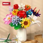 لگو گلدان گل مدل FLOWERS برند WOMA کد 11053 - Image 4