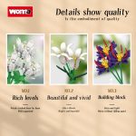 لگو گلدان گل مدل FLOWERS برند WOMA کد 11053 - Image 5