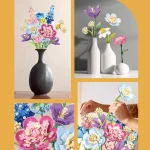 لگو گلدان گل مدل FLOWERS برند JIESTAR کد 9092 - Image 4