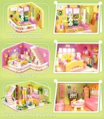 لگو دخترانه خانه مدل Warm Home برند ZHEGAO کد 612016 - Image 8