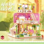 لگو دخترانه خانه مدل Warm Home برند ZHEGAO کد 612016 - Image 2