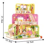 لگو دخترانه خانه مدل Warm Home برند ZHEGAO کد 612016 - Image 6