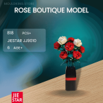 لگو گلدان گل رز مدل ROSE برند JIESTAR کد 9010 - Image 6