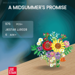 لگو گلدان گل مدل Midsummer's Promise برند JIESTAR کد 9028 - Image 2