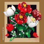 لگو گلدان گل رز مدل ROSE برند JIESTAR کد 9212 - Image 2