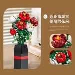 لگو گلدان گل رز مدل ROSE برند JIESTAR کد 9212 - Image 4