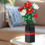 لگو گلدان گل رز مدل ROSE برند JIESTAR کد 9212 - Image 3
