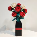 لگو گلدان گل رز مدل ROSE برند JIESTAR کد 9010 - Image 5