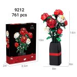 لگو گلدان گل رز مدل ROSE برند JIESTAR کد 9212 - Image 5