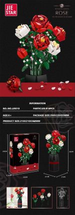 لگو گل رز مدل Bouquet of Roses کد 81007 - Image 3