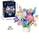 لگو گلدان گل مدل FLOWERS برند JIESTAR کد 9092
