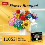 لگو گلدان گل مدل FLOWERS برند WOMA کد 11053 - Image 8
