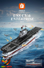 لگو ناو هواپیمابر مدل USS CV-6 کد FC4206 - Image 7