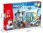 لگو ایستگاه پلیس مدل CITY LIVIN برند GUDI کد 10007
