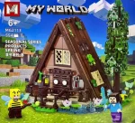 لگو کلبه ماینکرافت برند MY WORLD کد MG2113