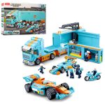 لگو کامیون تیم مسابقه سیار مدل Racing Team برند Sluban کد 380766 - Image 7