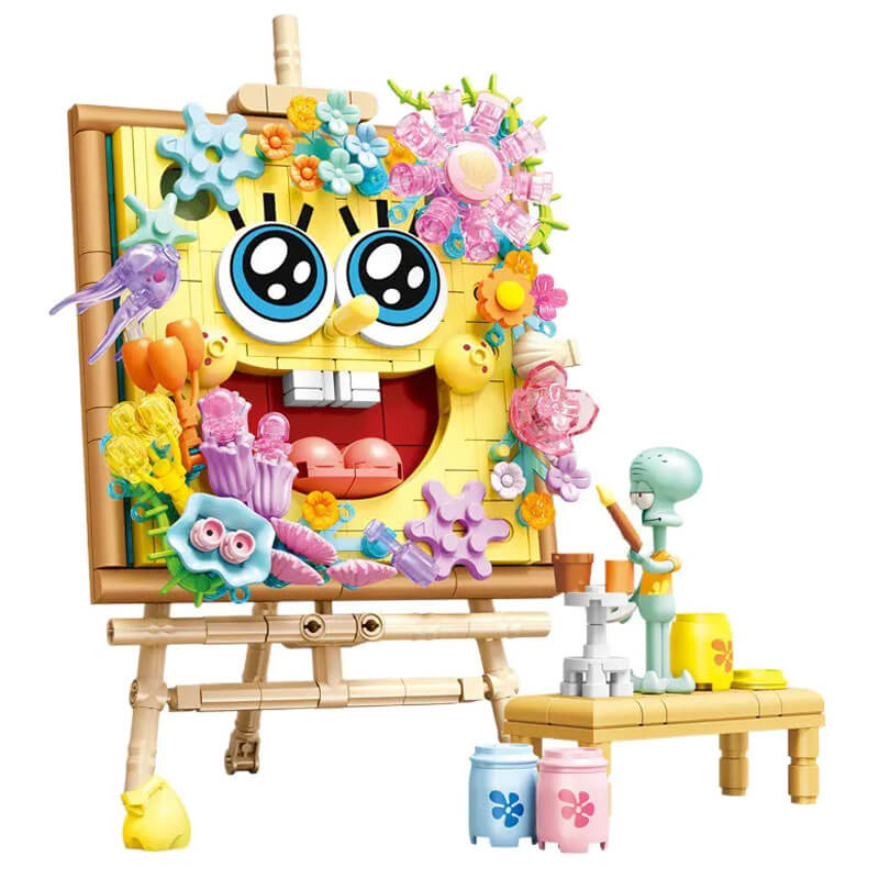 lego-item-612215-2 لگو تابلو باب اسفنجی برند SEMBO کد 612215 - Image 1
