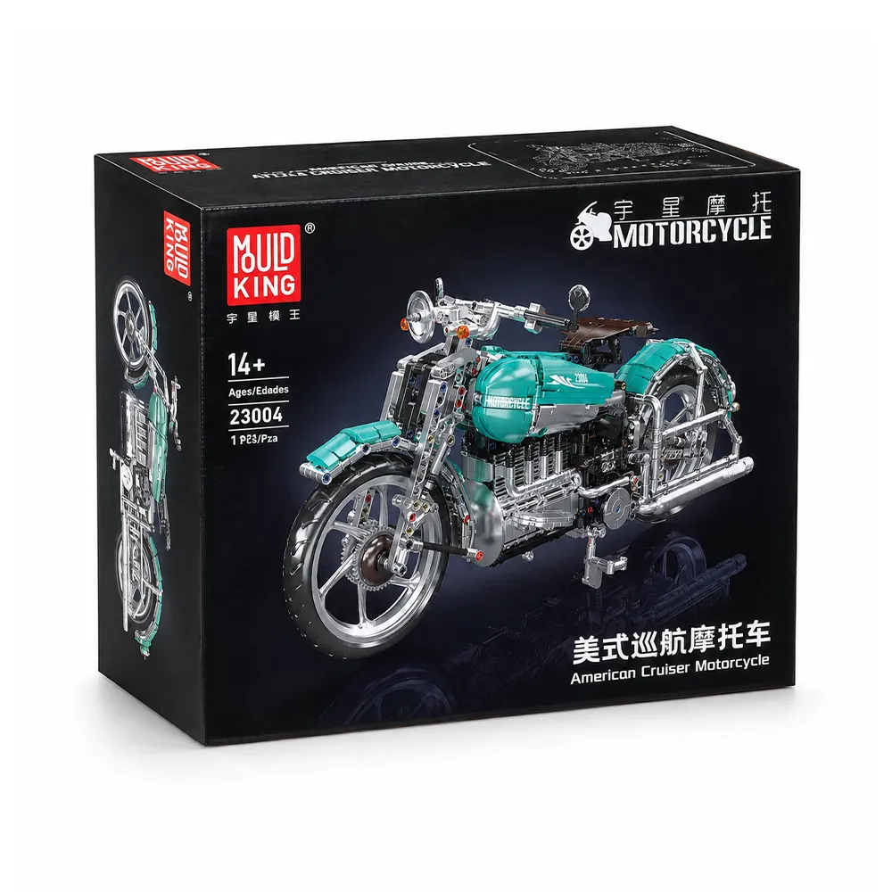 6-8 لگو موتور هارلی دویدسون مدل American Cruiser Motorcycle برند Mould King کد 23004 - Image 1