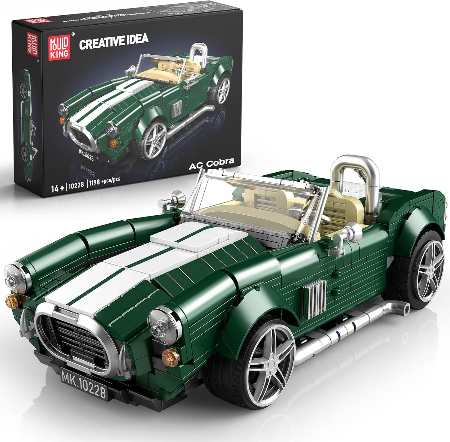 71NmrKhALGL._AC_SL1500_ لگو ماشین کلاسیک کبری مدل Classic Cobra برند Mould King کد 10228 - Image 1