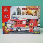 لگو ماشین آتش‌نشانی مدل Fire Rescue برند JIE STAR کد 22015 - Image 2
