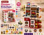 ست اسباب بازی آشپزخانه لمسی دودزا مدل Dream Kitchen مدل 66/3 - تصویر 4