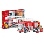 لگو ماشین آتش‌نشانی مدل Fire Rescue برند JIE STAR کد 22014
