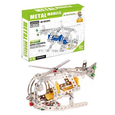 images (7) اسباب بازی ساختنی مکانو فلزی هلیکوپتر TOOL SET کد 3118 - تصویر 1