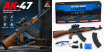 تفنگ اسباب‌بازی تیر ژله‌ای کلاش AK47 شارژی با خشاب برقی برند Handi کد HD749 - تصویر 3