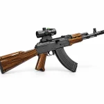 تفنگ اسباب‌بازی تیر ژله‌ای کلاش AK47 شارژی با خشاب برقی برند Handi کد HD749 - تصویر 2